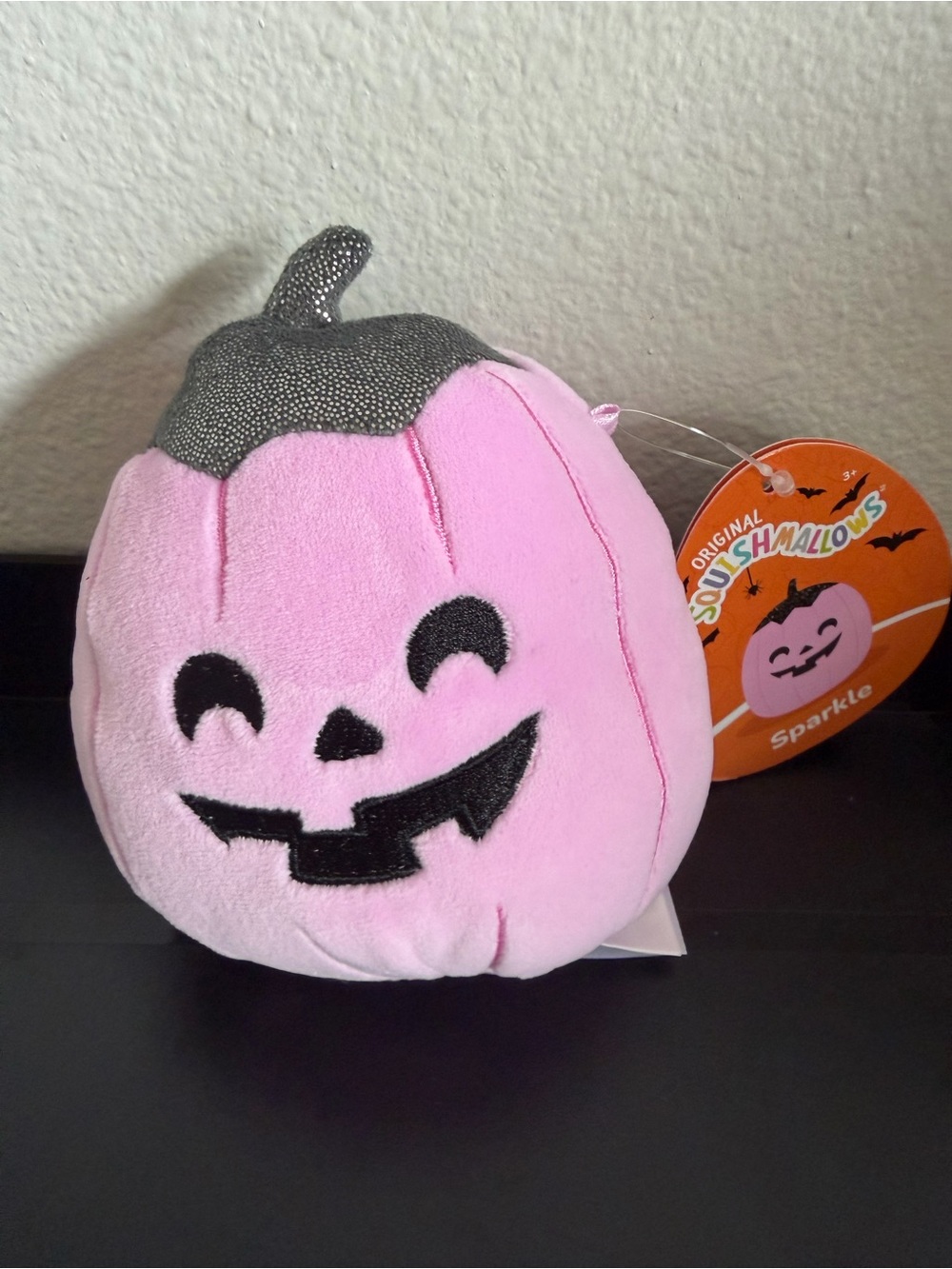 Squishmallowsr Sparkle Pink Pumpkin Plush Soft